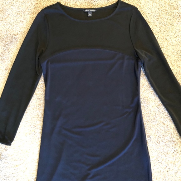 Banana Republic navy/black long sleeve dress - Picture 3 of 14